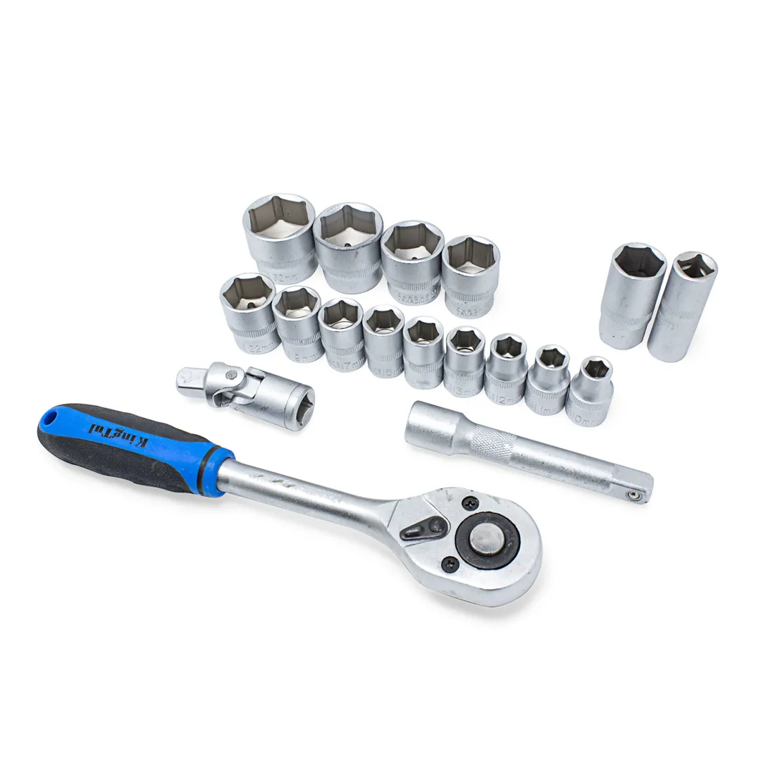 Набор инструментов 72 пр.1/2'', 1/4'', 6-гр., 6-27 мм KINGTUL profi KT-72