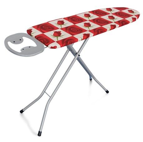 Гладильная доска Глория серая (38×120 металл сетка, розетка2м) Dogrular 224703