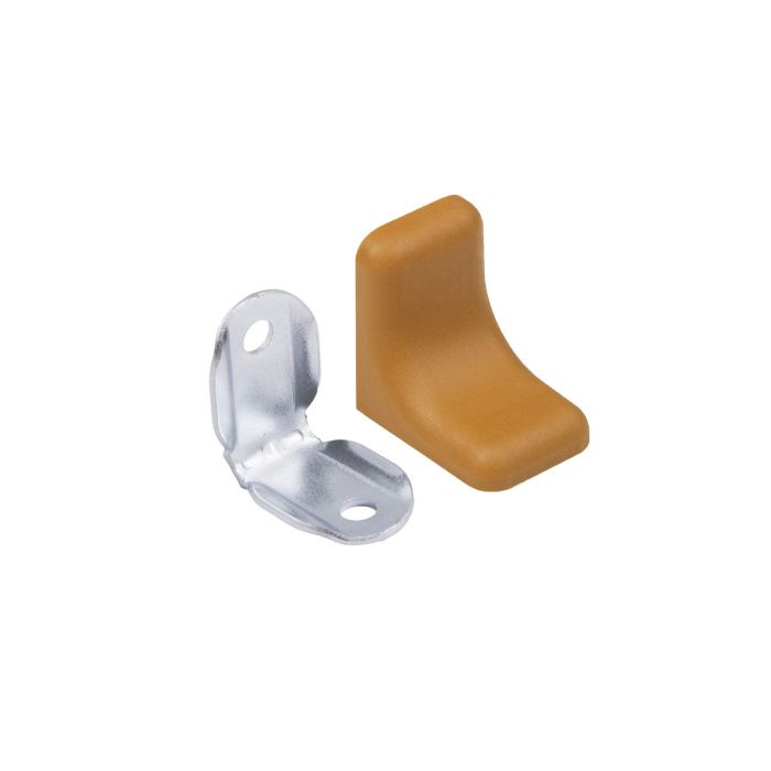 Уголок с металлической основой и пластиковой крышкой ольха 15 (уп/100шт) LUNA BY 104123