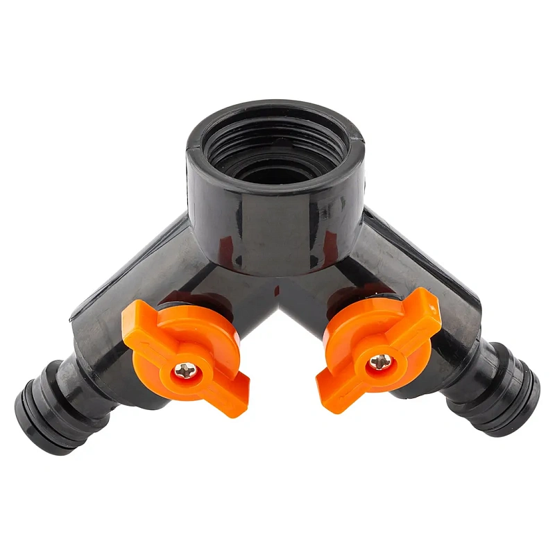 Распределитель двухканальный с кранами, внутренняя резьба 3/4'' WMC TOOLS WMC-TG7207019