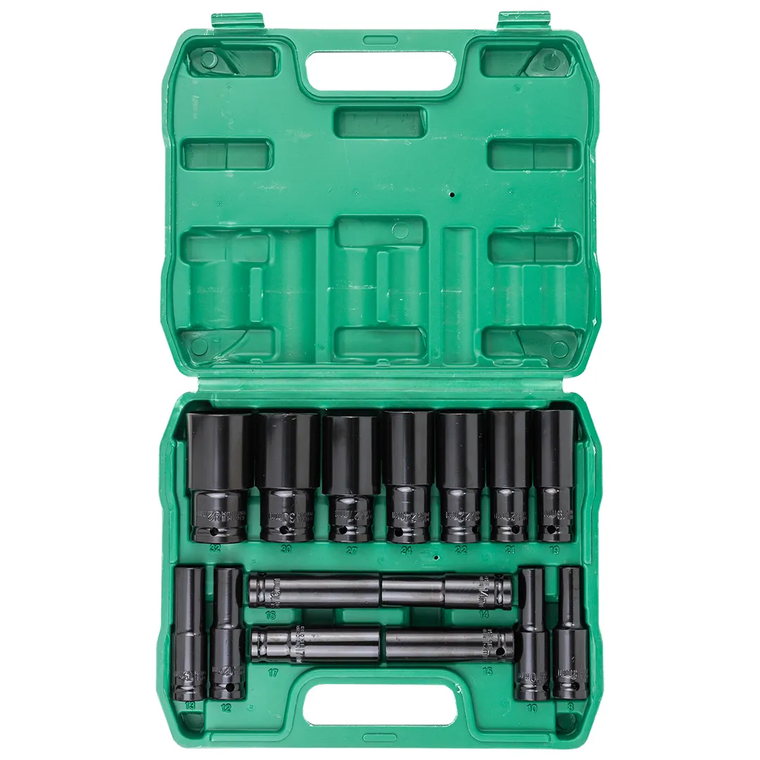 Набор ударных головок глубоких 8-32 мм 15 пр. 1/2'' 6-гр. SIGMATOOL Sigmatool-4157-5MPB