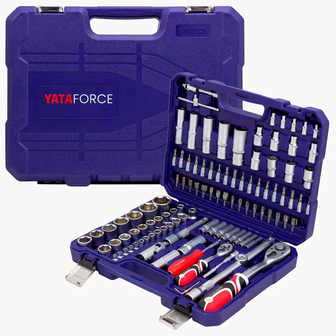 Набор инструментов 108 пр. 1/4"&1/2" 6-гр YATAFORCE YF-41082-5