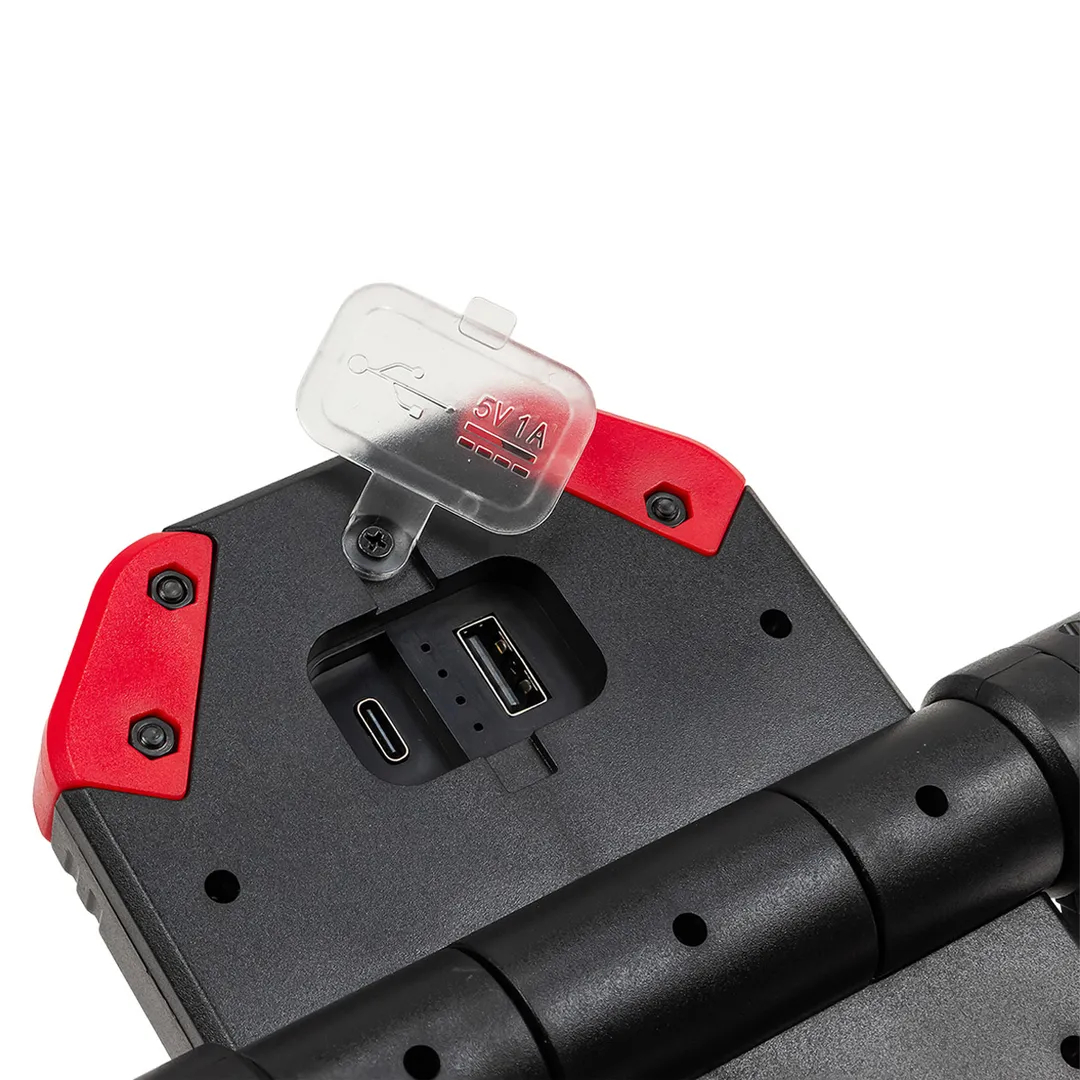 Фонарь аккумуляторный складной с функцией повербанка и поворотным основанием (4 реж. работы, аккум. 4000мАч, 800Лм) Forsage F-EL1108S