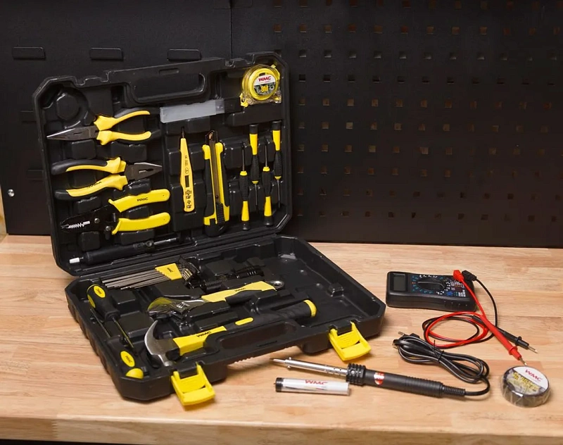 Набор инструментов для электрика 34 пр WMC TOOLS WMC-1034