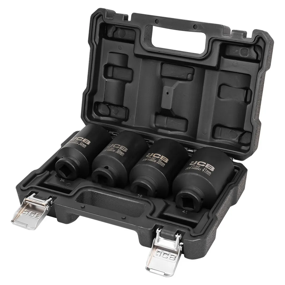 Набор головок ударных глубоких 34, 36, 38, 41 мм 4 пр 1/2'' 12-гр JCB JCB-4045-9MPB