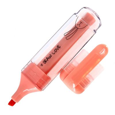 Маркер текстовый "Bunny", персиковый