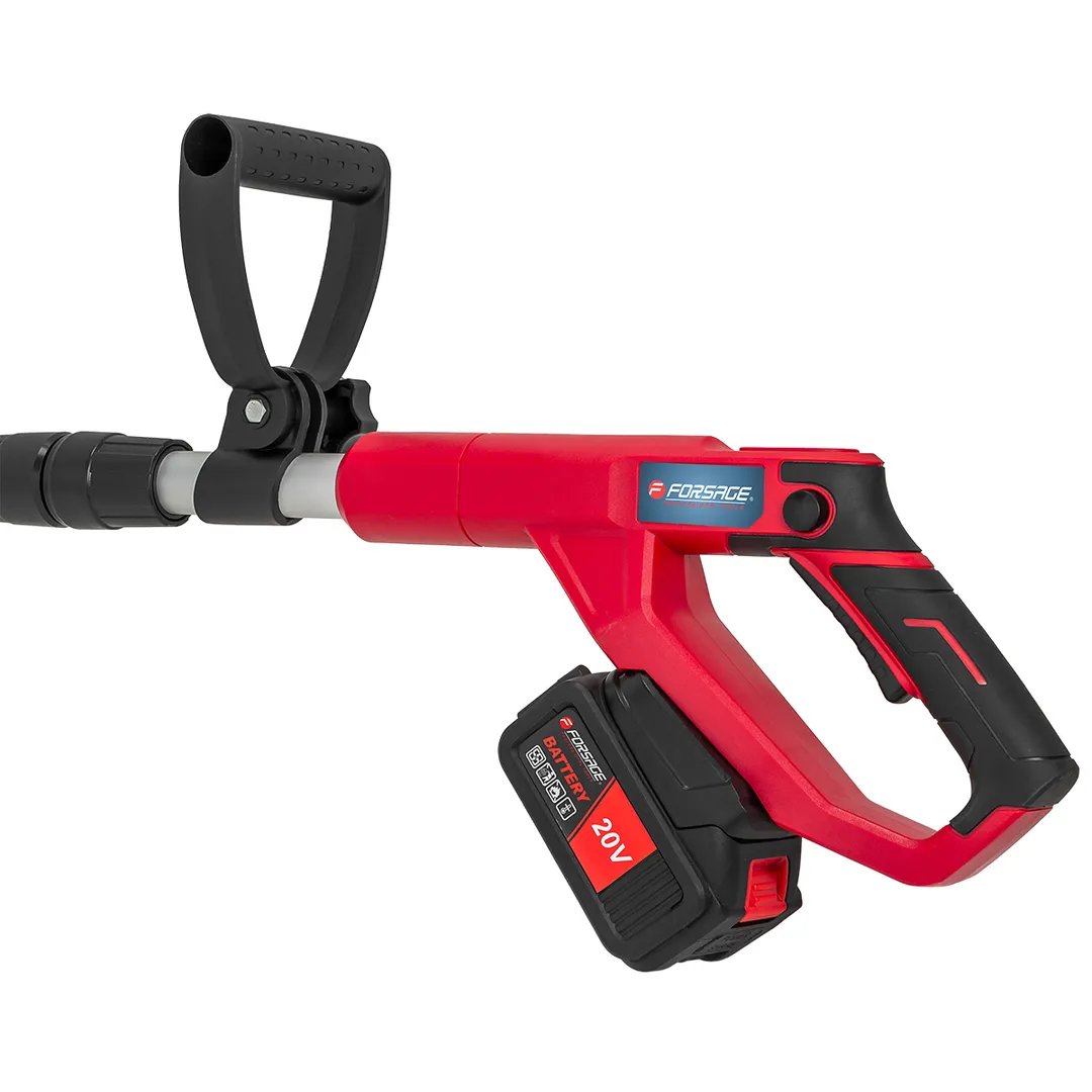 Cнегоуборщик аккумуляторный с регулир. телескоп. стойкой 92-110 см, ширина уборки 26 см Forsage F-HST280A