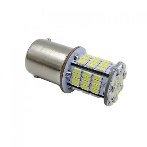 T15 S100A /белый/(BA15S) 78SMD 3014 10-30V 1 contact, коробка 2 шт. AVS A07185S