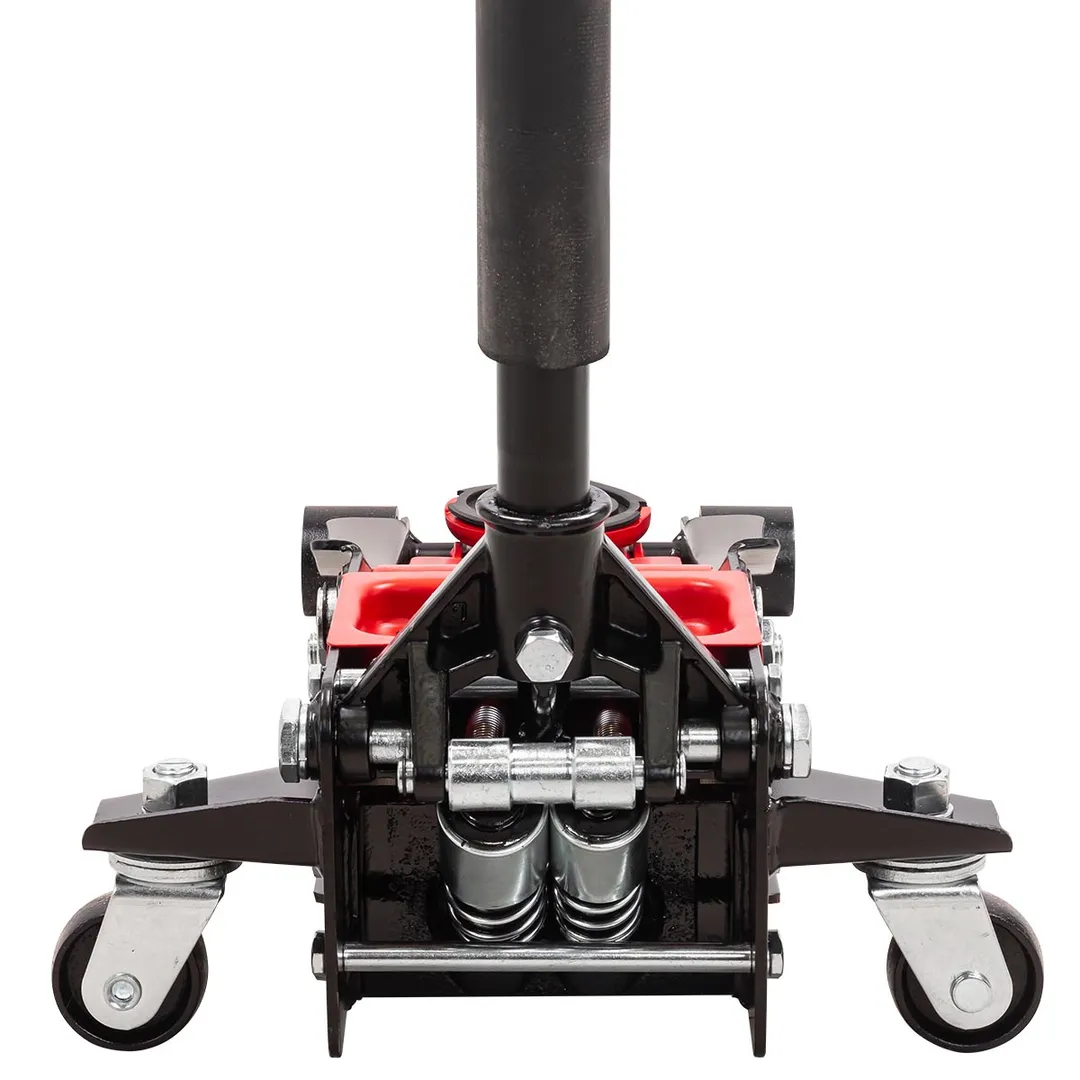 Домкрат подкатной гидравлический низкопрофильный двухпоршневой 3 т,73- 495 мм PATRON P-T830018