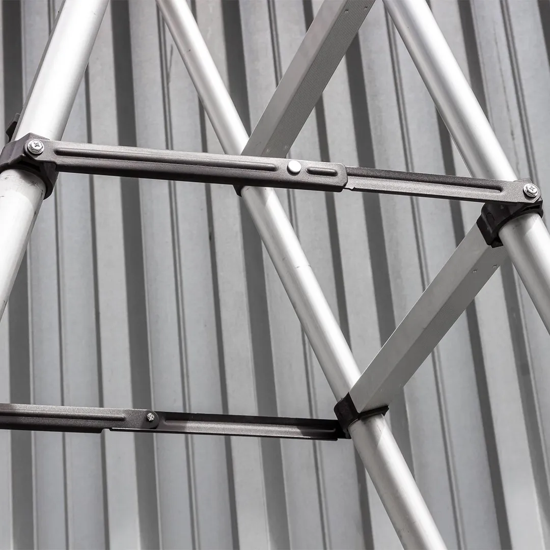 Стремянка телескопическая алюм. бытовая 5.4м 14+14 ступ. Scheppach Sch-UP540-2