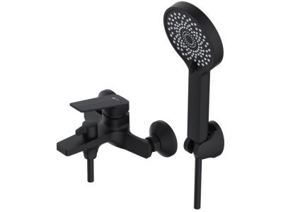 Смеситель для ванны, Lt D35, серия WIN, black AV Engineering AVWIN3-BL165-130