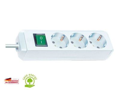 Удлинитель 5м белый Eco-Line Brennenstuhl 1152920