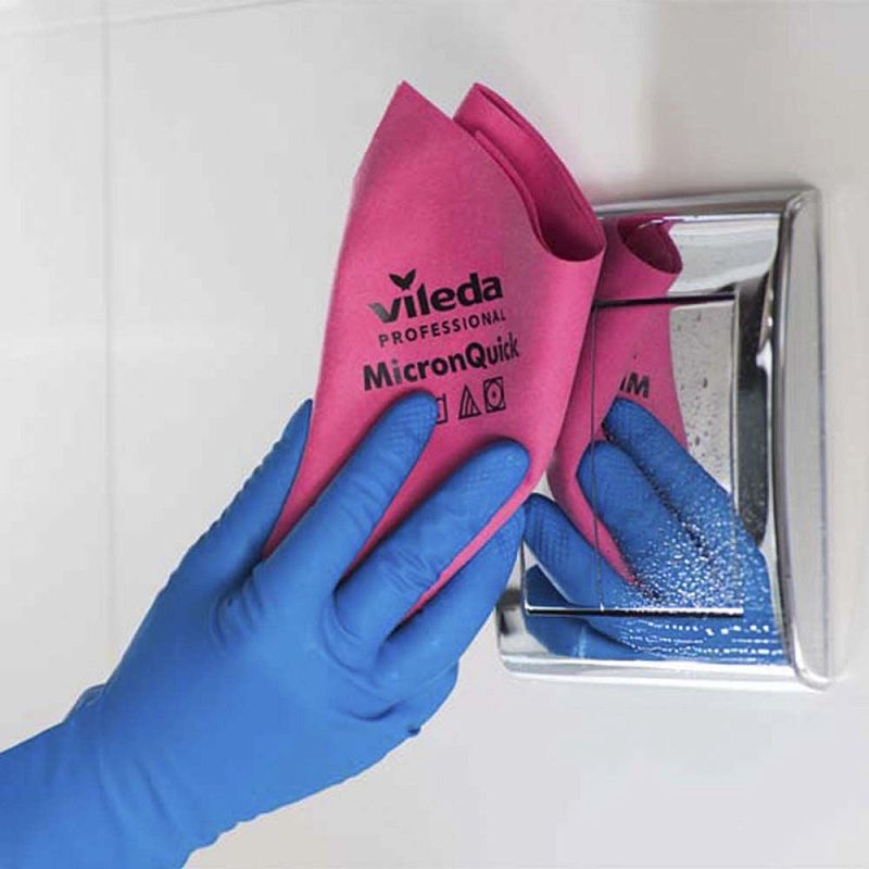 Салфетка из микроволокна "МикронКвик", 38x40 см, зеленая, 1 шт