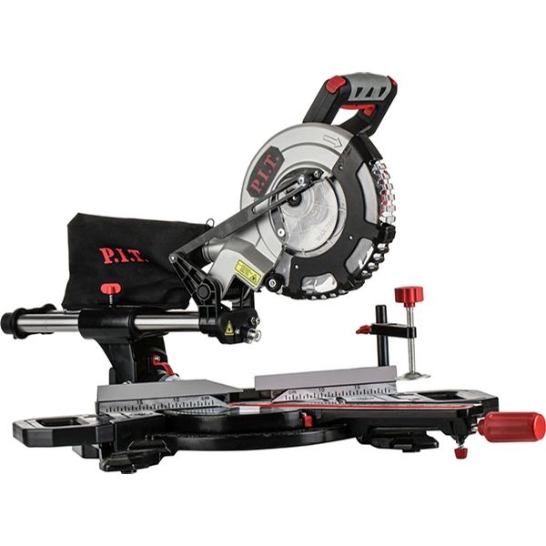 Пила торцовочная аккум. бесщёточная SOLO, 20В, Ø210 мм, накл 45°, протяжка, лазер PIT PMS20H-210A