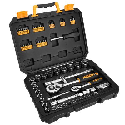 Набор инструментов 72 пр 1/4''&1/2'' 6-гр DKMT72-1 DEKO 083-2007