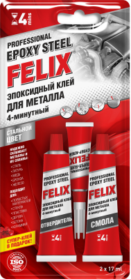 Профессиональный эпоксидный клей для металла FELIX 411040063