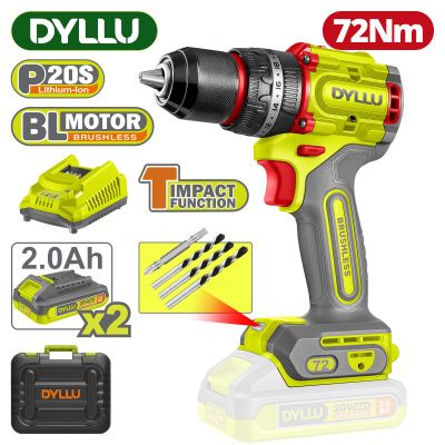 Дрель-шуруповерт ударная аккумуляторная DYLLU DTCDP7281