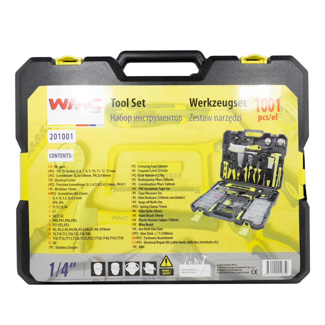 Набор инструментов 1001 пр. WMC TOOLS WMC-201001
