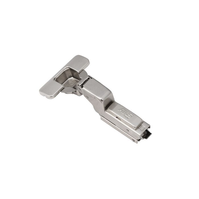 Петля внутренняя с доводчиком 45мм h0 clip-on 3D узкая (саморезы, заглушки) AKS PLUS 84329