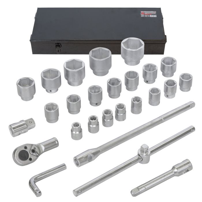 Набор головок 17-65 мм 3/4''&1" 26 пр 6-гр. ForceKraft FK-68263-5
