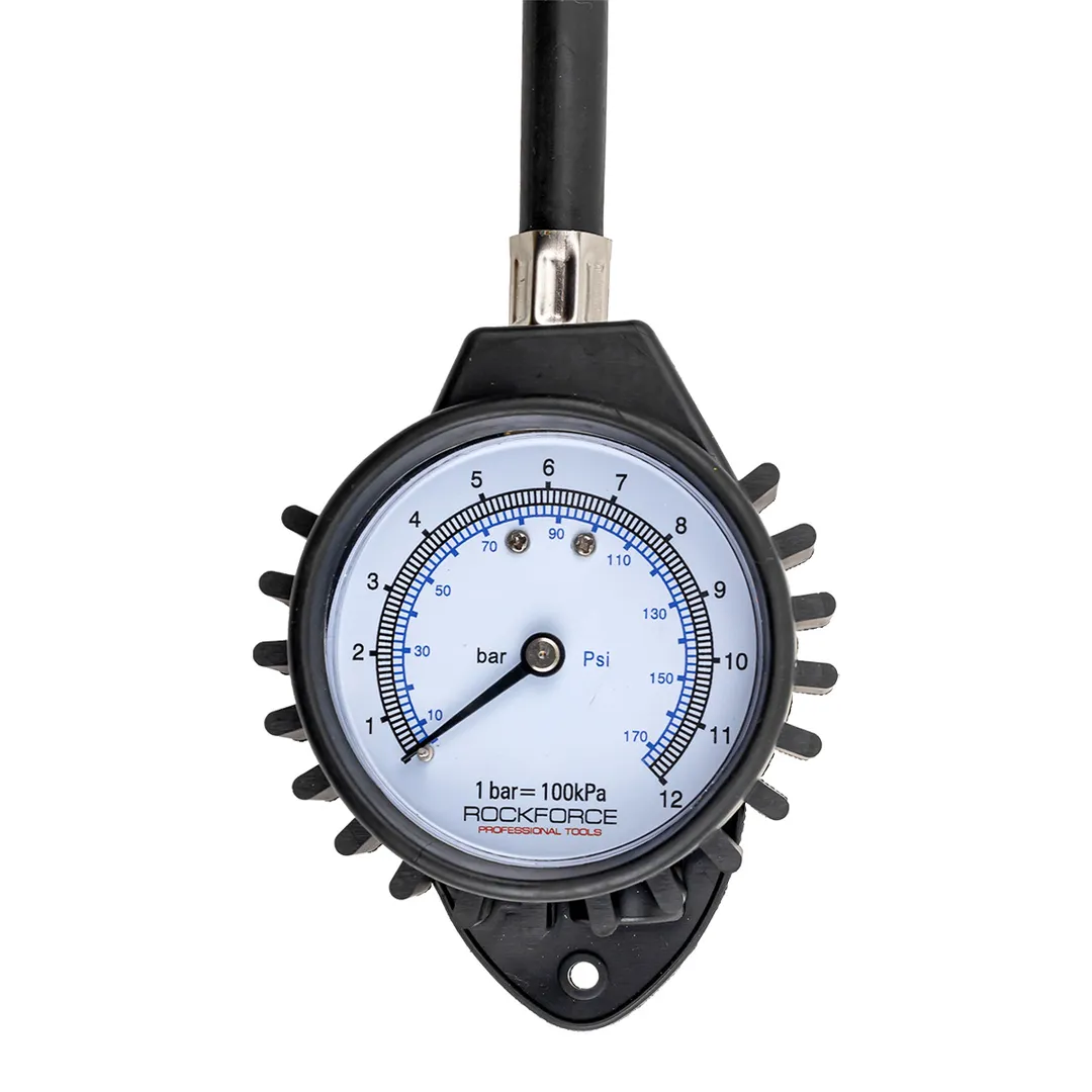 Индикатор для проверки давления в шинах грузовых А/М, 0-12 Bar RockForce RF-SDG-08