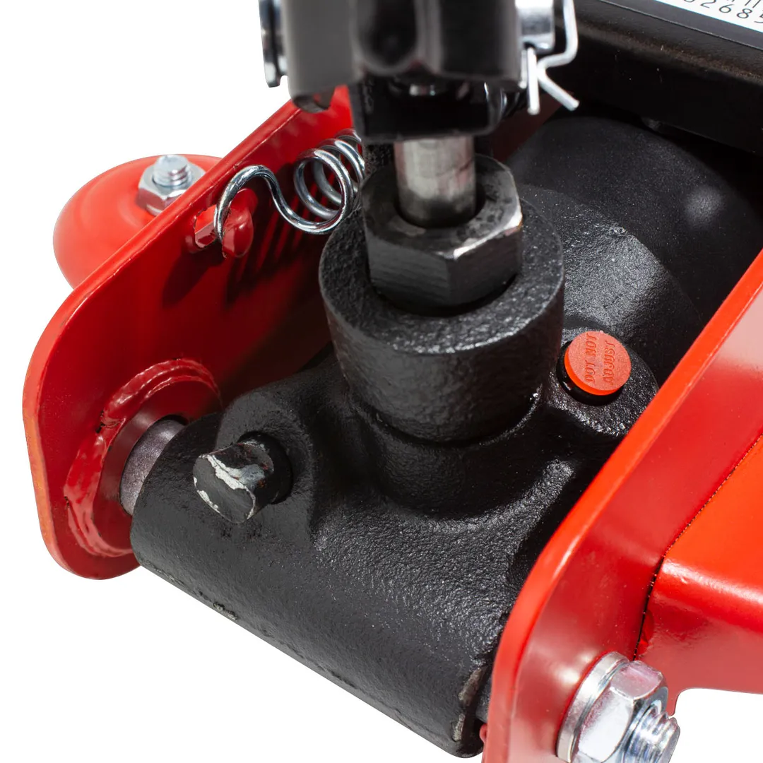 Домкрат подкатной гидравлический 3 т, 85-380 мм, низкопрофильный усиленный корпус, поворотная ручка 360° Forsage F-T825010