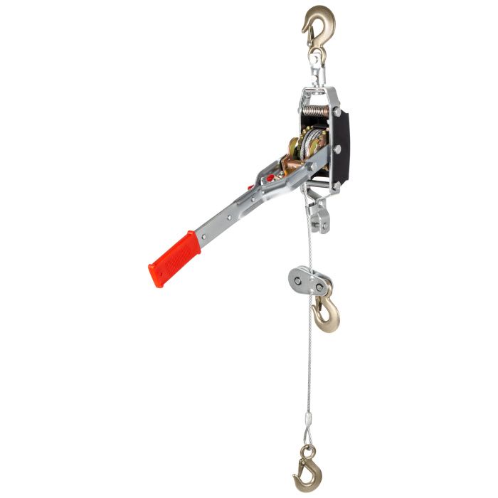 Лебедка рычажная, тяга 4 т., подъем 1,6 т., двойное храповое колесо Matrix 52225