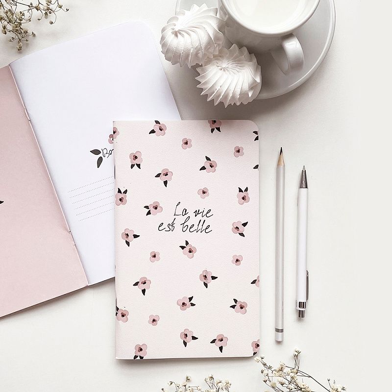 Блокнот "Pretty", А5, 48 листов, линейка, белый