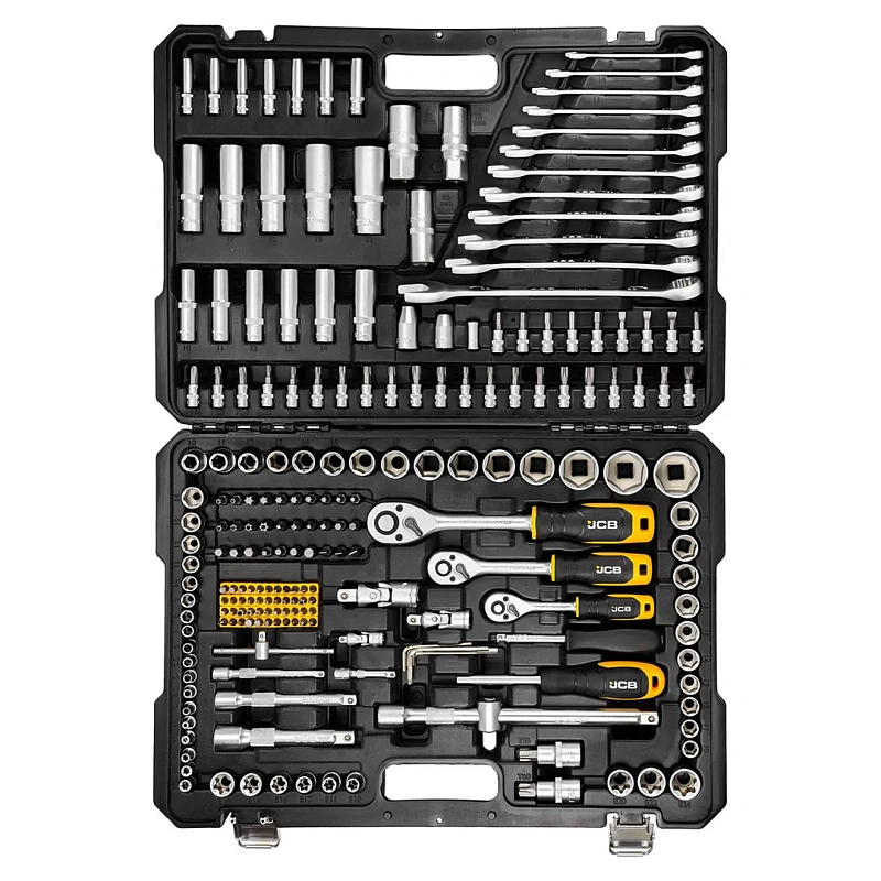 Набор инструментов 216 пр. 1/4''&3/8"&1/2'' 6-гр JCB JCB-38841