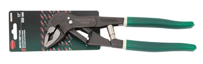 Пассатижи переставные сантехнические самозажимные ''узкий профиль'' 300 мм RockForce RF-613G300