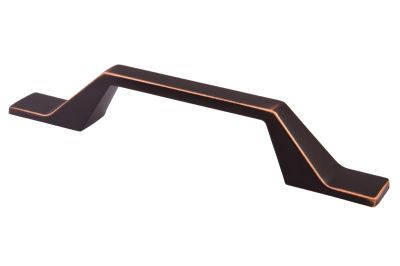 Ручка меб. скоба мет. AMBER 128 медь шлифованная AKS 56808