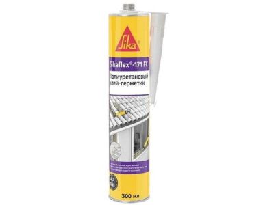 Клей-герметик полиуретановый Sikaflex 171FC белый, 300 мл SIKA 7612895905716