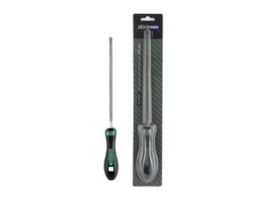 Напильник квадратный с рукояткой 200 мм насечка 2 BFF8 ABRAforce AM154591