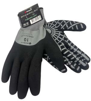 Перчатки защитные от минимальных рисков, покрыты латексом, SpiderFlex Thermo DRY, утепленные, р. 10, WÜRTH 1899402530