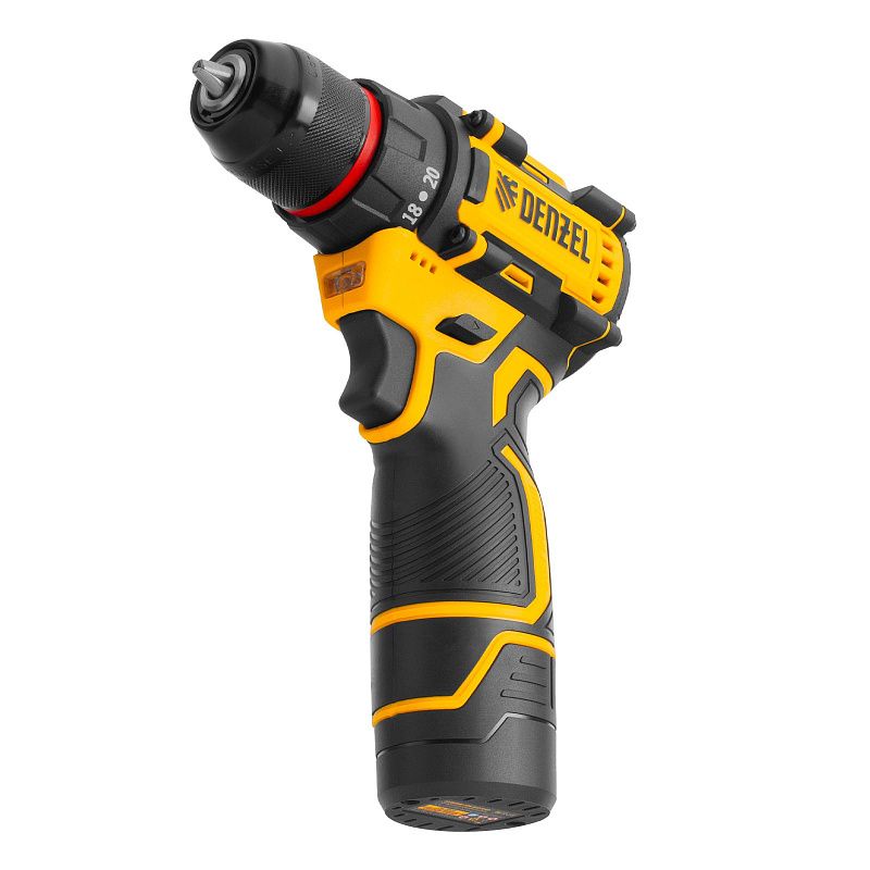 Дрель-шуруповерт аккумуляторная бесщет. CDH-BL-12, Li-Ion, 12 В Denzel 26108