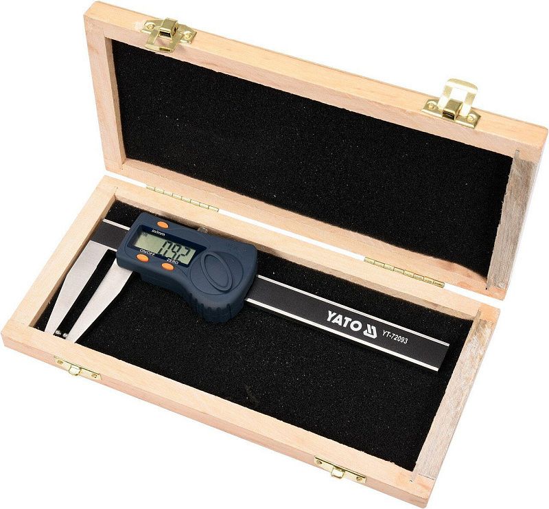 Штангенциркуль для тормозных дисков 180 мм LCD 0-70 мм Yato YT-72093