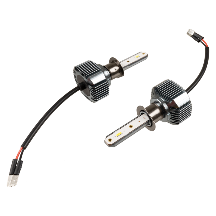 Автолампа-LED H1 18W 6000K 4000Lm 12/24V 1-конт ФОТОН (V2) радиатор компл.2 шт SKYWAY S08701043