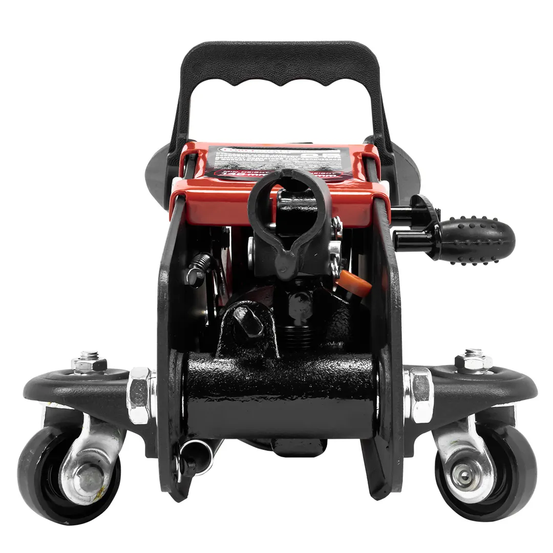 Домкрат подкатной гидравлический 2.5 т, 140-387 мм, с фиксацией ForceKraft FK-TH22501CB