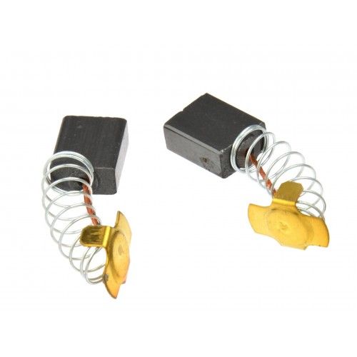 Электроугольная щетка 8х14x17 мм пружина, пятак-уши ''+'' для УШМ 230 мм, 2 шт. Geko G00481