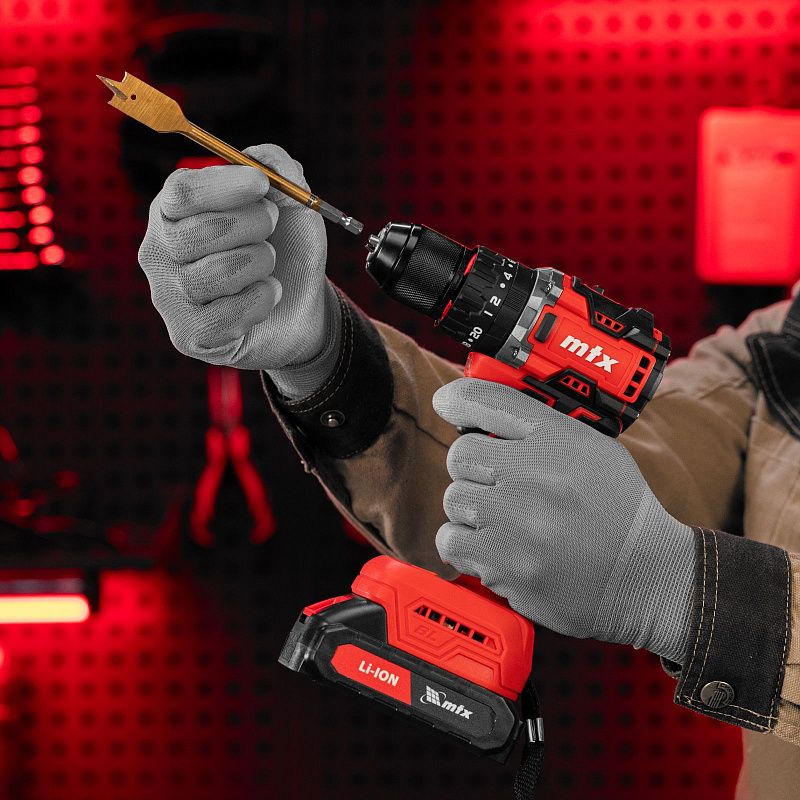 Дрель-шуруповерт аккумуляторная ударная бесщет. CIDS-BL-20, Li-Ion, 20 В MTX 26188