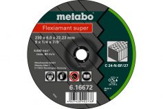 Круг обдирочный 230×6,0×22,0 мм для камня и бетона METABO 616672000