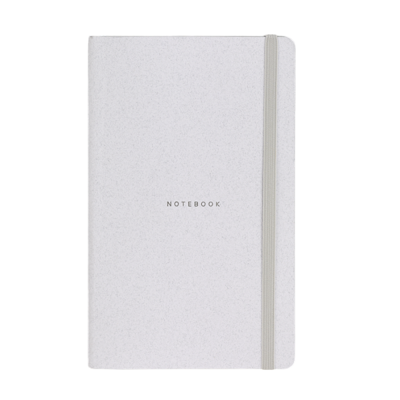 Блокнот "Wool & cotton", А5, 96 листов, линейка, белый