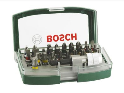 Набор бит PH, PZ, SL, НЕХ, Torx, Torx TR с битодержателем 33 пр Bosch 2607017063