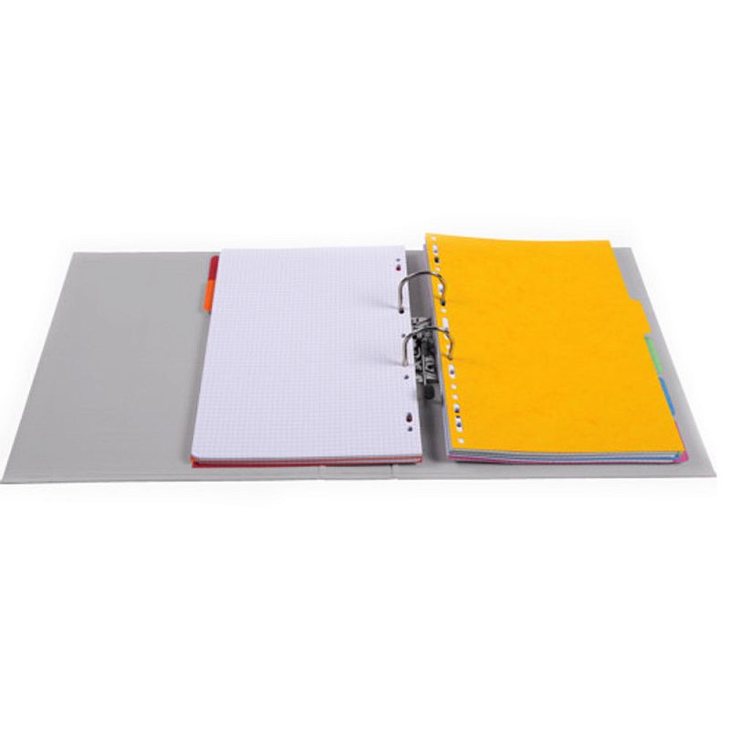 Папка-регистратор "Exacompta", A4, 70 мм, ПВХ, серый