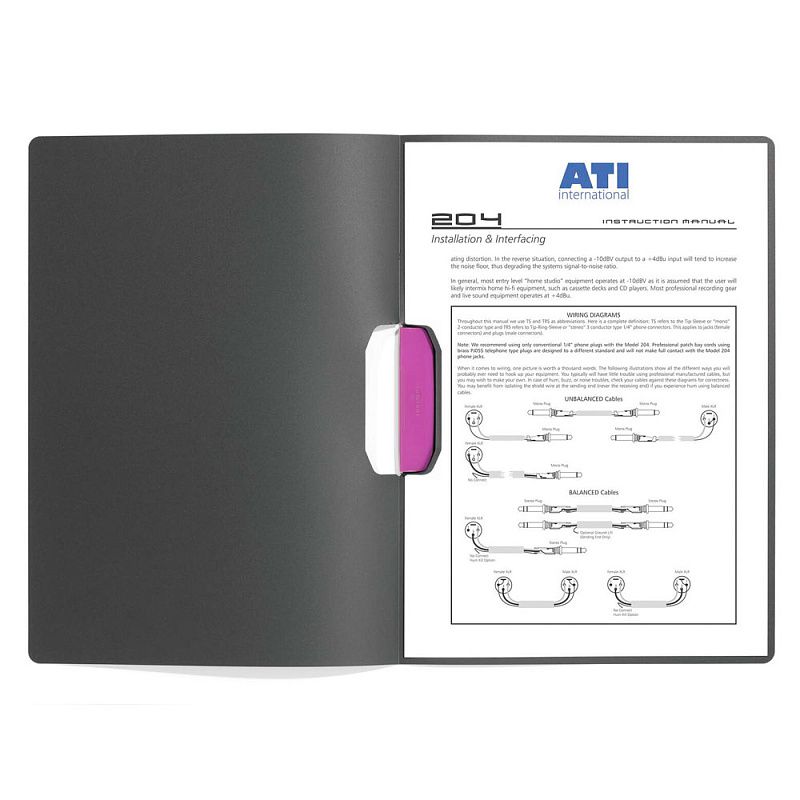 Папка с клипом "Duraswing Color", антрацит, розовый клип