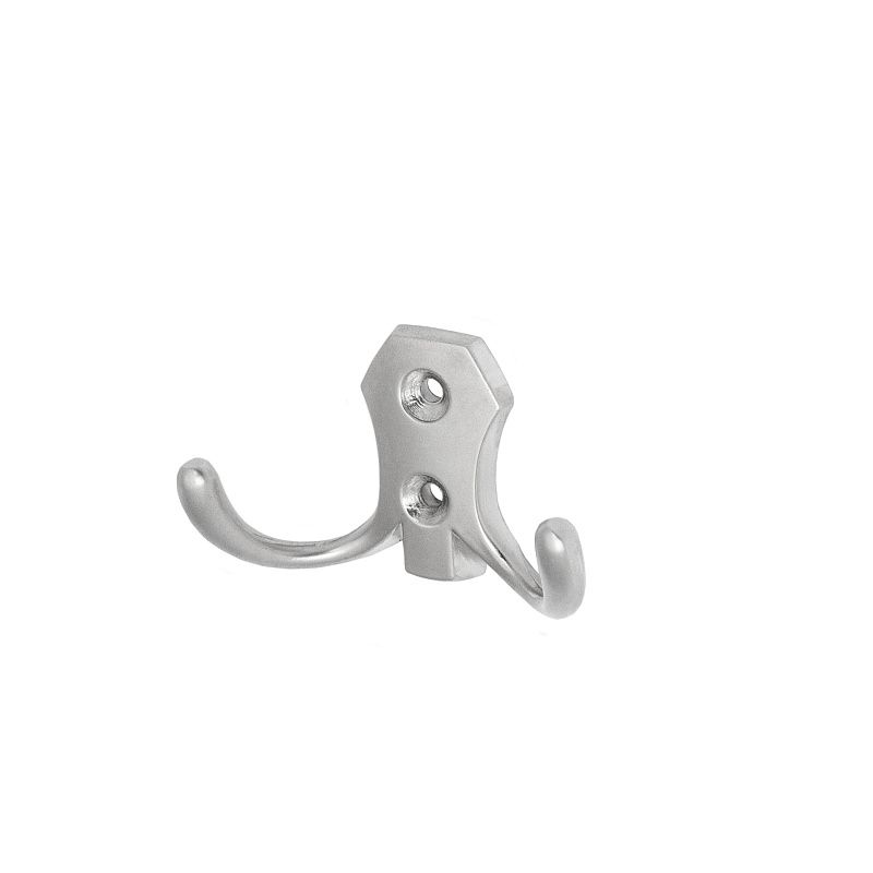 Крючок меб. двухрожковый мет. WP89 хром GRIDLI 54105