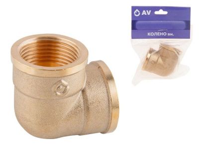 Колено вн. 1, угольник AV Engineering AVE307007