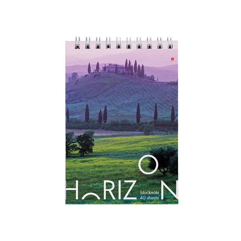 Блокнот "Природа" , 40 листов , ассорти