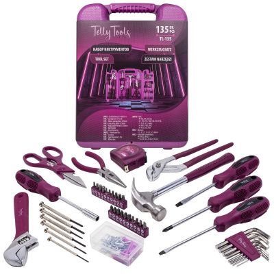 Набор инструментов 135 пр. TELLY TOOLS TL-135