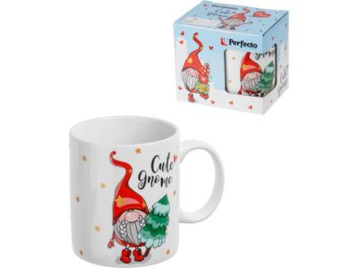 Кружка керамическая, в кор., 350 мл., CUTE GNOME-1, PERFECTO LINEA 30-202521